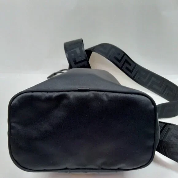 VERSACE Small Medusa Nylon Bucket Bag - Picture 3 of 13